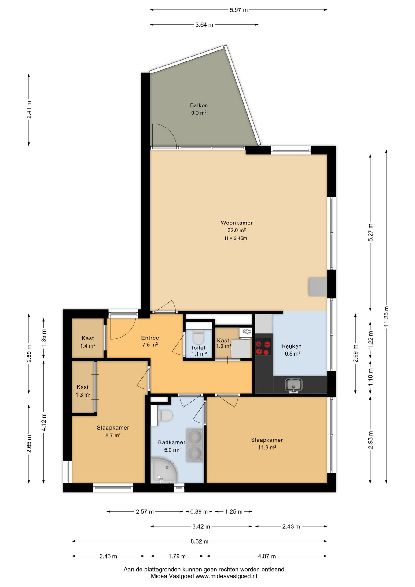 Appartement te koop: Pieter Sipmawei 29, Leeuwarden